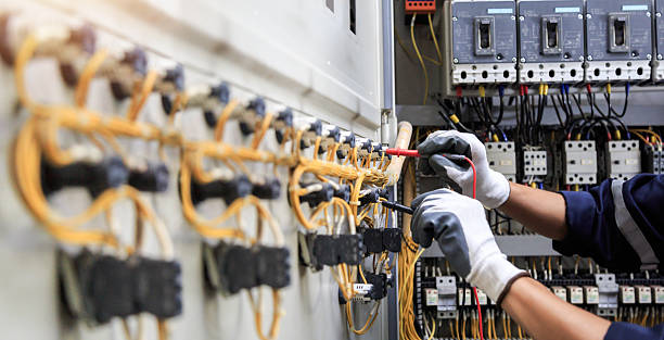 Professional Electrician technician working in Irvington, NY